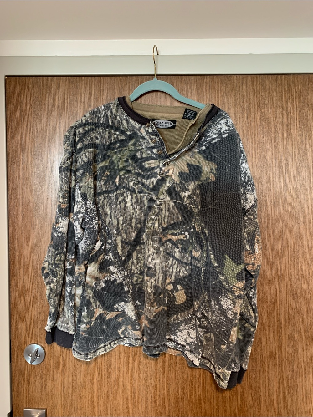 Canyon Guide Gear Men's Long Sleeve Camo Thermal Hunting fishing XL outdoor